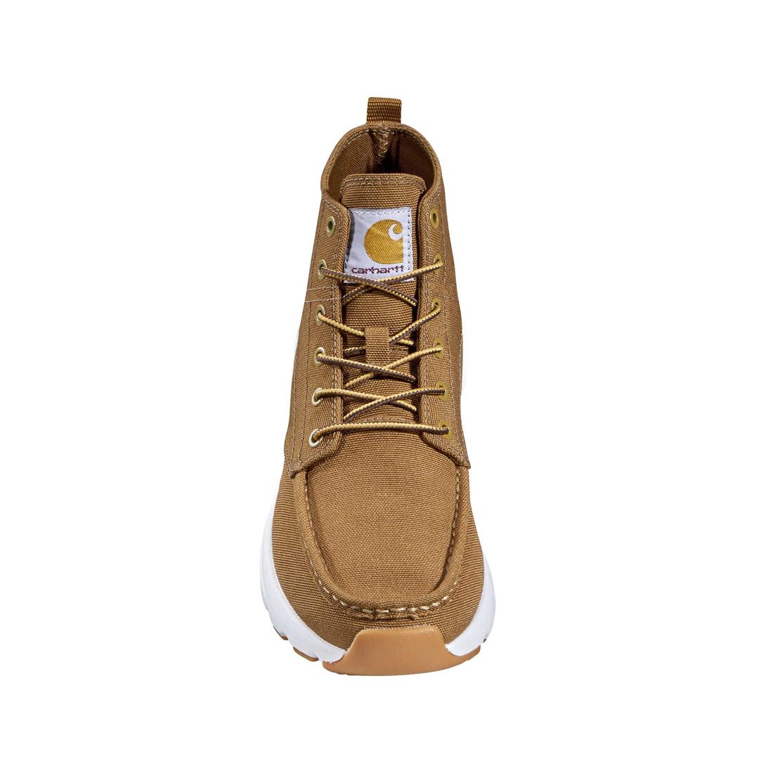 Carhartt Women's Haslett Moc Toe Canvas Chukka Brown – Steel Toes