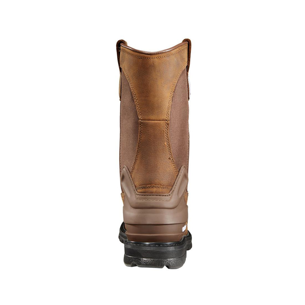 Carhartt 11" Heritage Soft-Toe Waterproof Wellington Pull-On Boot Brown CMP1100 front