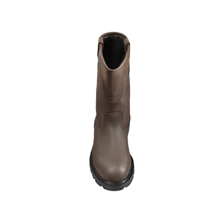 Carhartt 11" Heritage Steel-Toe Waterproof Wellington Pull-On Work Boot Dark Brown CMP1270 front