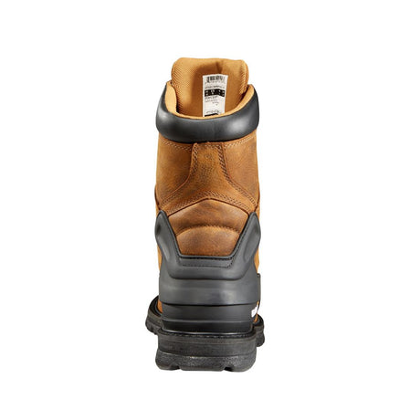 Carhartt 8" Heritage Waterproof Steel Toe Work Boot Brown CMW8200 front