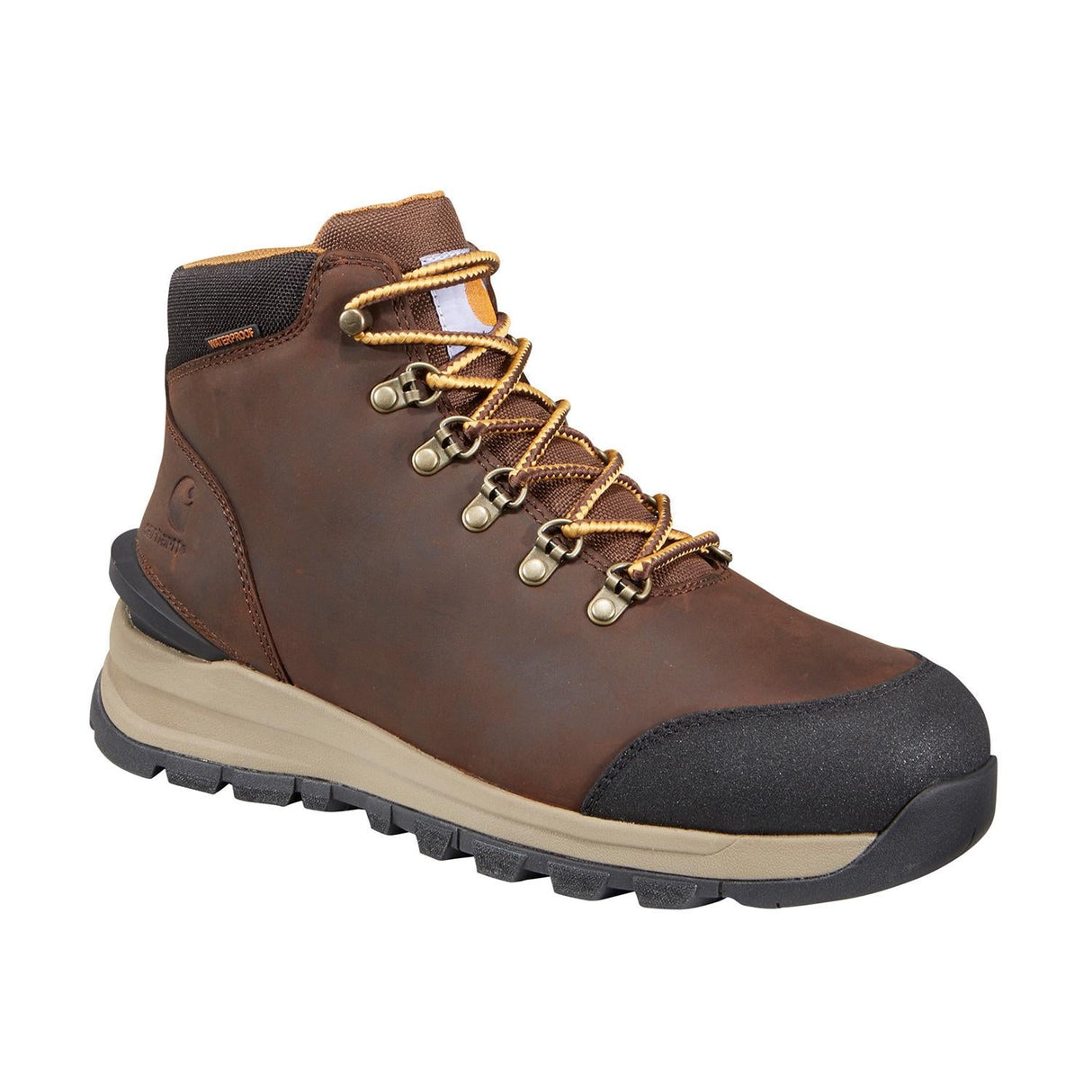 Carhartt-Carhartt Gilmore Wp 5" Alloy Toe Dark Brown Hiker Work Boot-Steel Toes-8