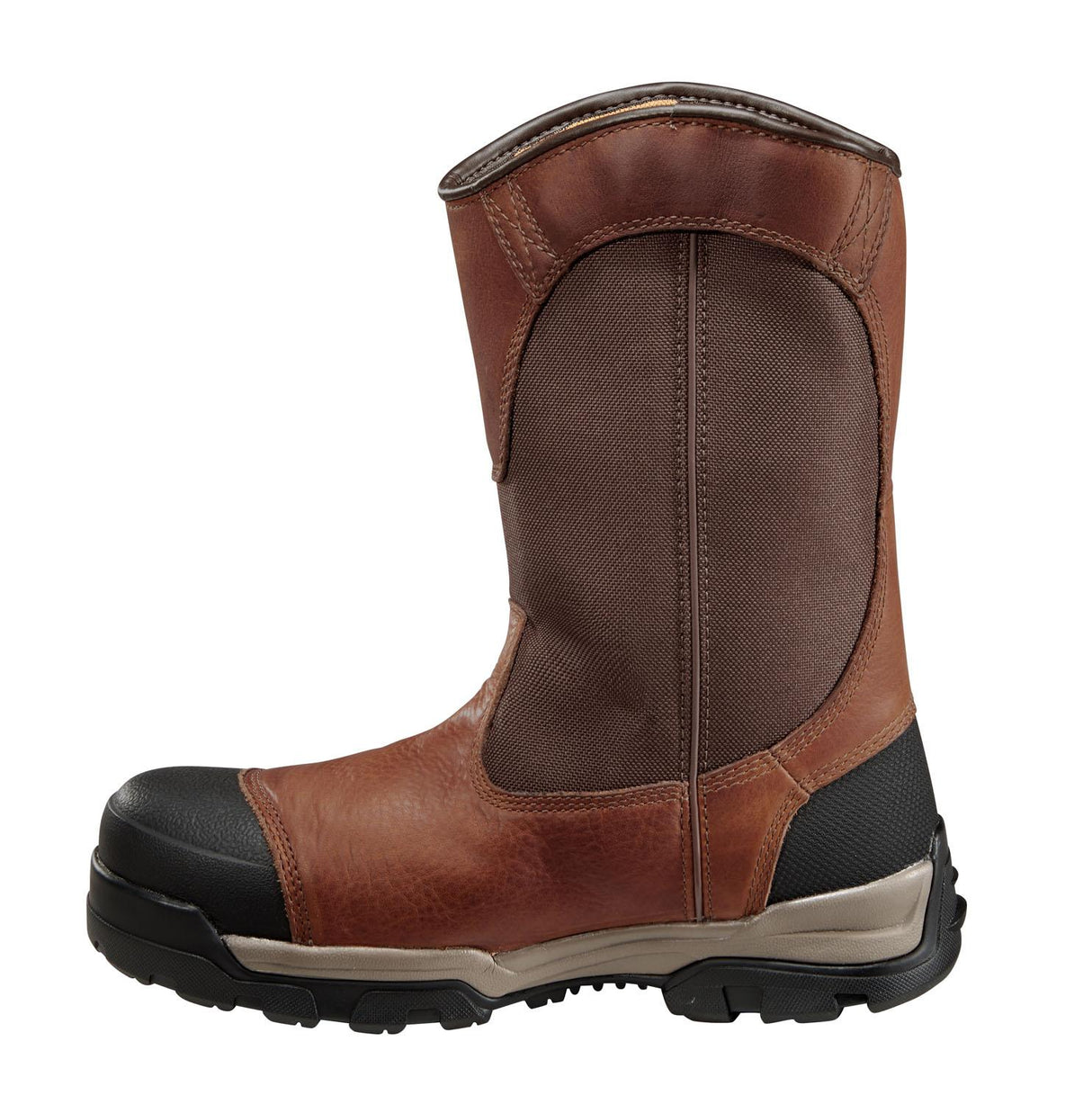 Carhartt-Carhartt Ground Force Wp 10" Composite Toe Red Brown Wellington Work Boot-Steel Toes-3