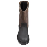 Carhartt-Carhartt Heritage Wp Ins. 11" Steel Toe Dark Brown/Black Wellington Work Boot-Steel Toes-5