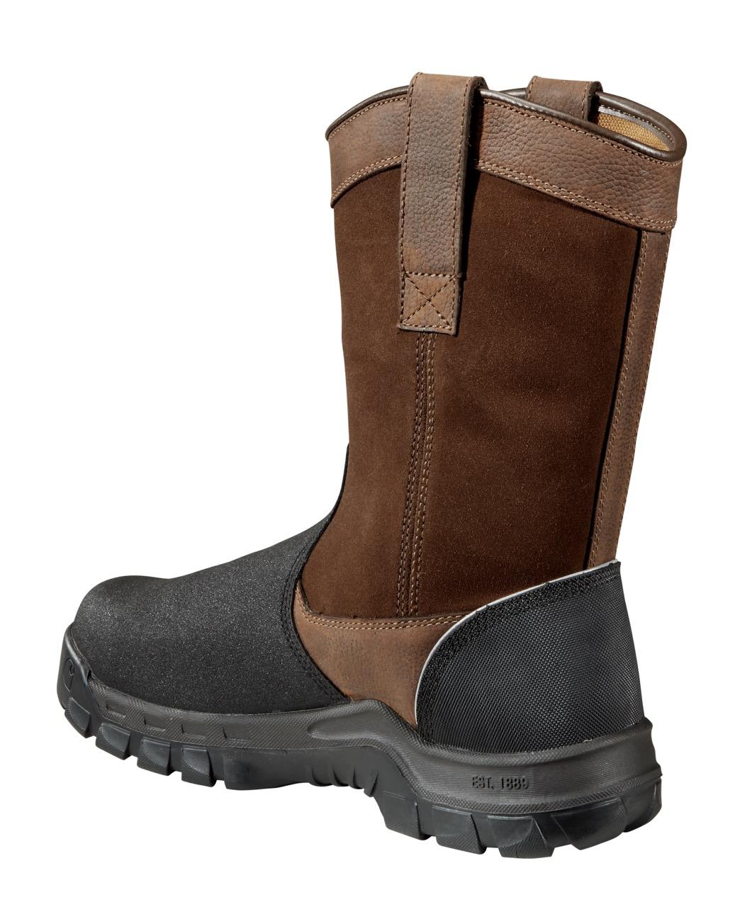 Carhartt-Carhartt Rugged Flex Wp Mg 11" Composite Toe Brown/Black Wellington Work Boot-Steel Toes-5