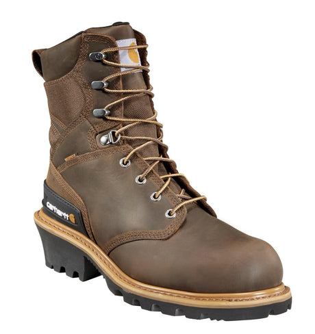 Carhartt-Carhartt Wp Ins. 8" Climbing Composite Toe Brown Work Boot-Steel Toes-2