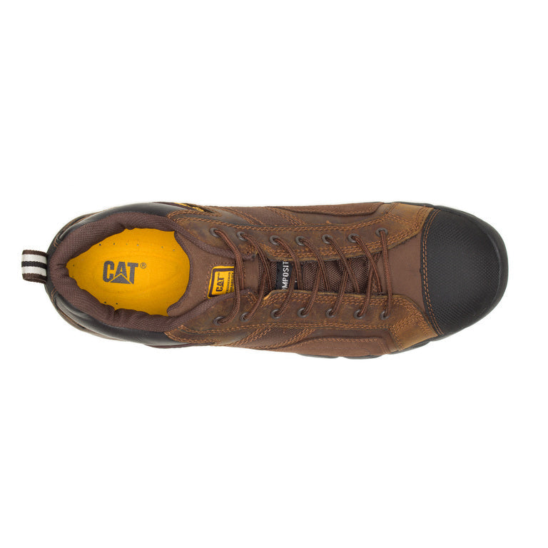 Caterpillar Argon Composite-Toe Work Shoe Dark Brown P89957 Front Image