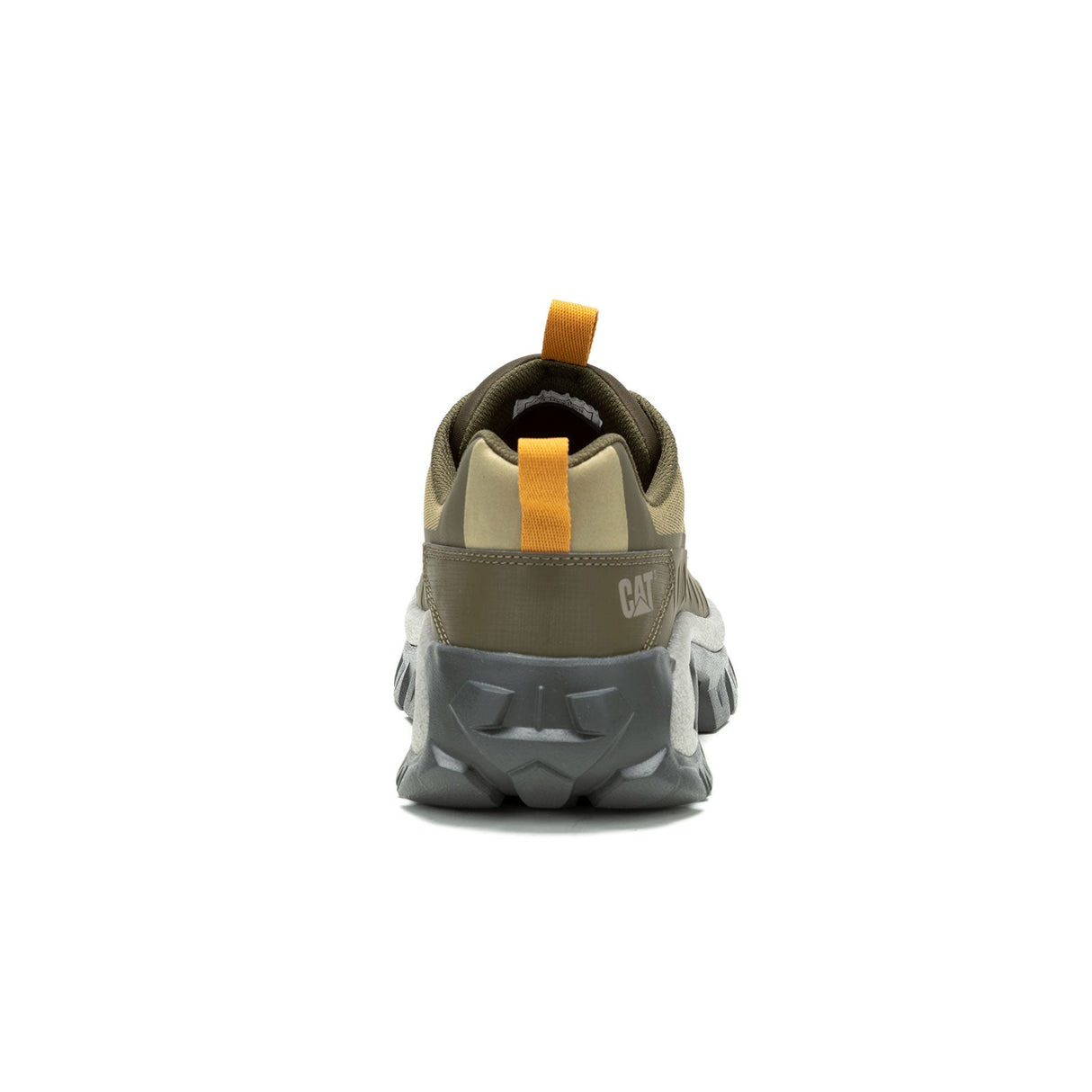 Caterpillar Intruder Lightning Mesh Soft-Toe Shoe Olive Green P111432 Heel Image