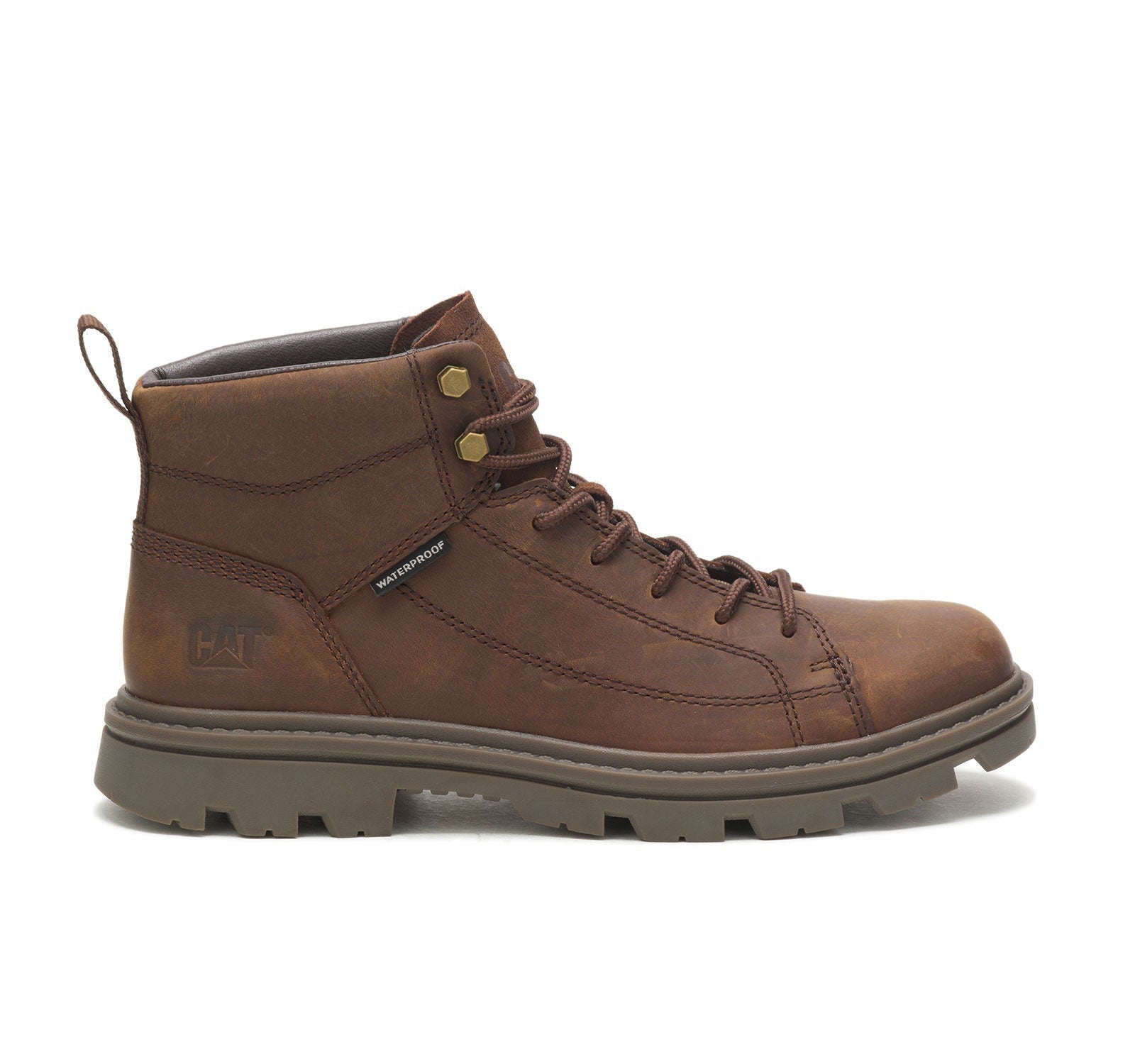 Caterpillar Modulate Soft-Toe Waterproof Work Boot - Brown