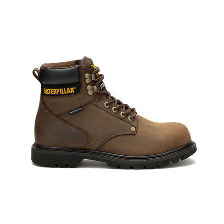 Caterpillar Second Shift Men's Steel-Toe Work Boots Wp P91660-1