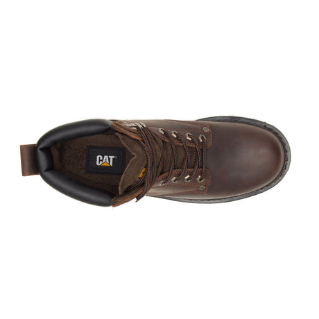 Caterpillar Second Shift Soft-Toe Work Boot Dark Brown P72593 Front Image