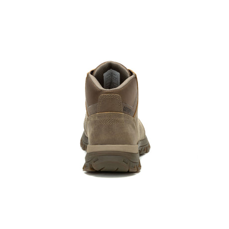 Caterpillar Threshold Soft-Toe Chukka Work Boots Brown P725956 Heel Image