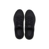 Crocs Women's On the Clock Slip Resistant Sneaker Black upper view