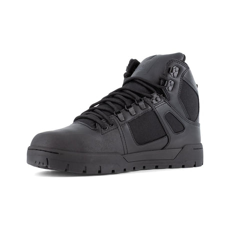 Dc Shoes Pure Work Composite Toe Waterproof Mid‑Cut Boot w/ Met Guard – Black DC60604 Heel Image
