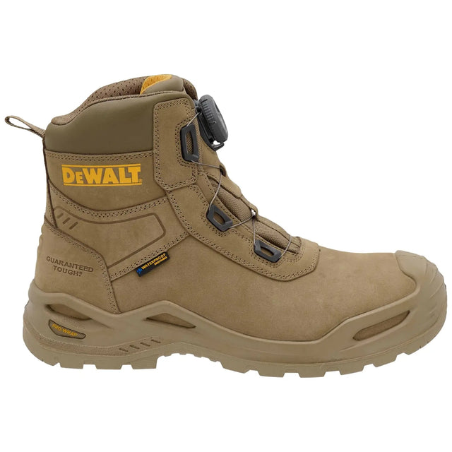 Dewalt Apex Composite Toe BOA Waterproof Work Boot Sand Profile View