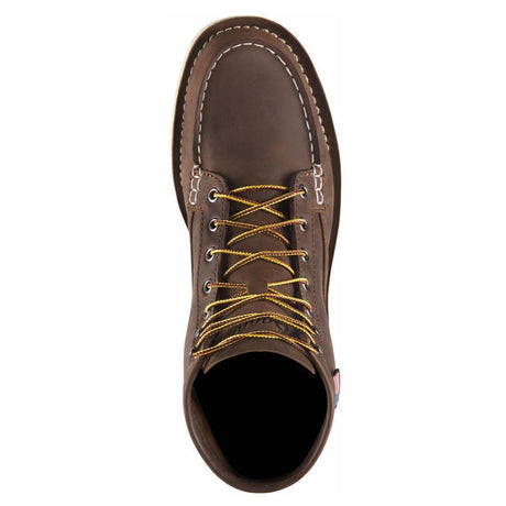 Danner Bull Run Moc Toe 6" Brown Heel Boot 15590 Front Image