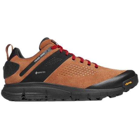 Danner Trail 2650 Suede Brown/Red GTX Shoe 61297 Cover Image