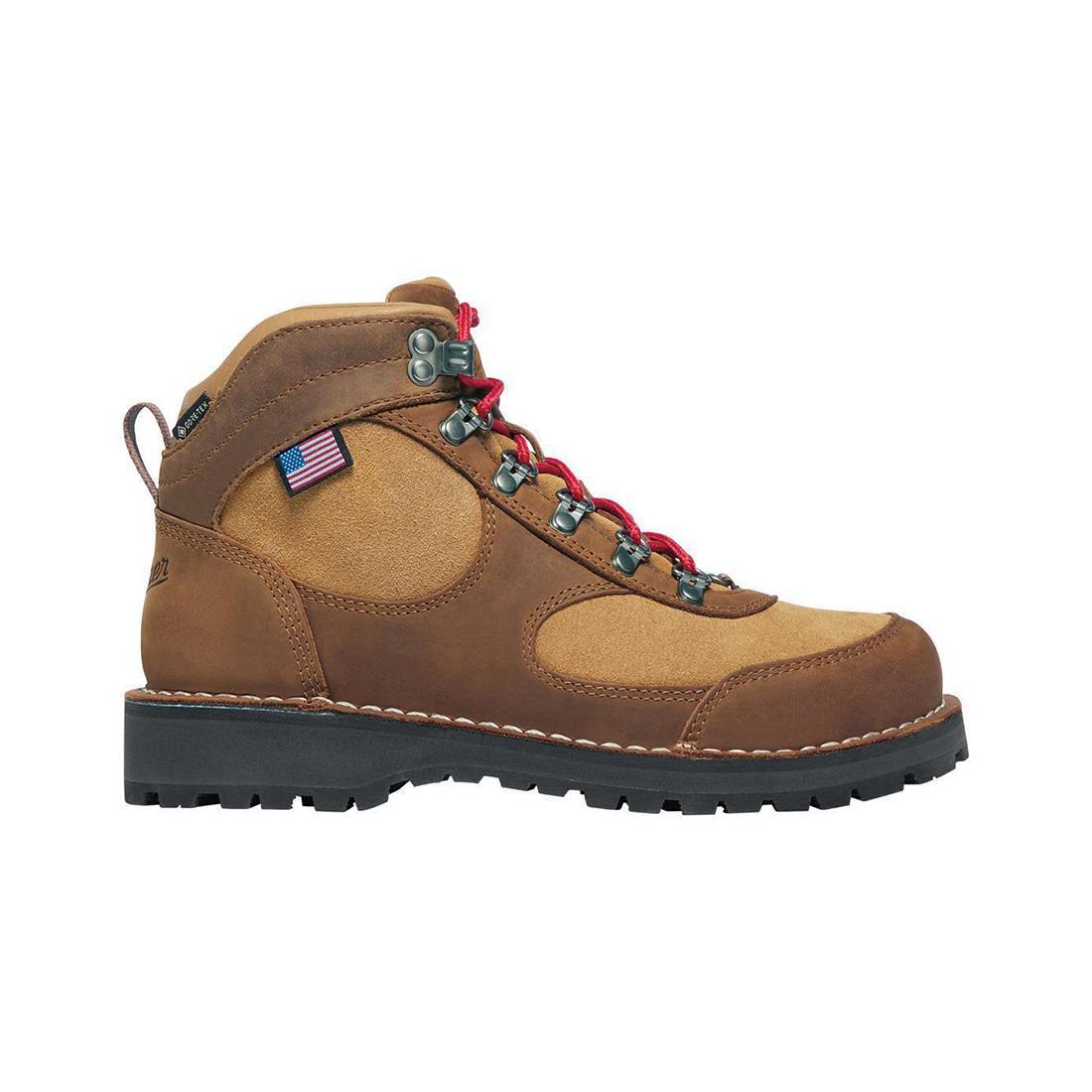 Danner Women's Cascade Crest 5" Grizzly Brown/Rhodo Red GTX Boot 60431 Cover Image