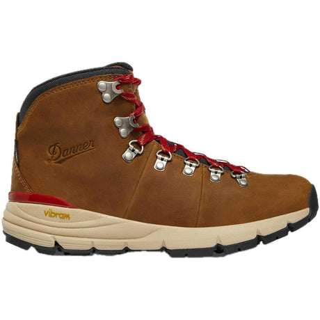 Danner Women's Mountain 600 Leaf 4.5" Grizzly Brown/Rhodo Red GTX Boot 62303 Cover Image