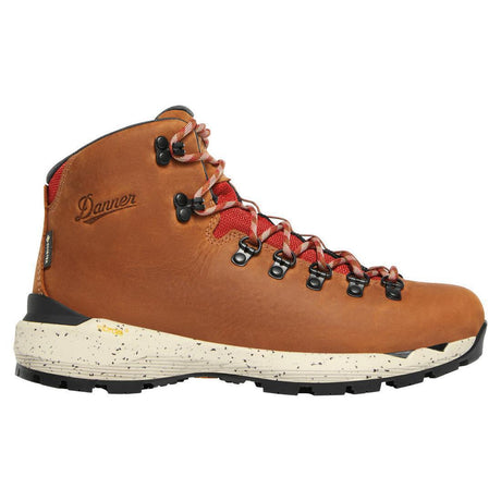 Danner Women's's Mountain 600 Evo 4" Mocha Brown/Rhodo Red GTX Boot 62711 Cover Image