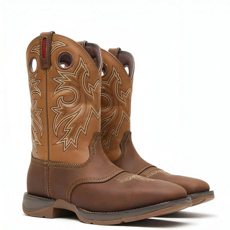 Durango Rebel Steel Toe Waterproof Western Boot Heel