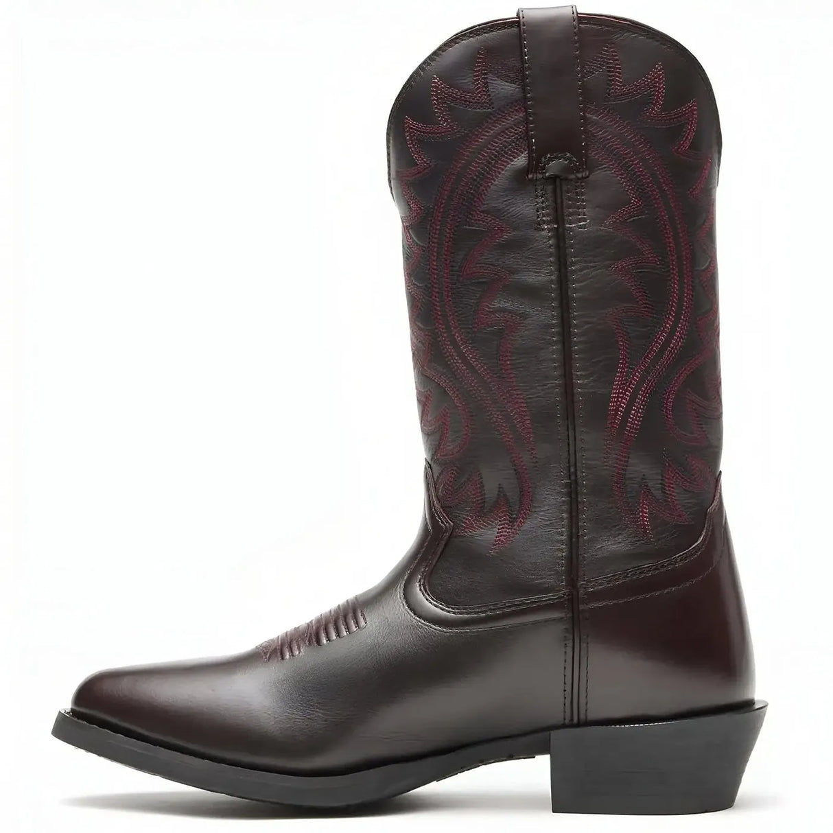 Durango Shyloh Burgundy Western Boot Heel