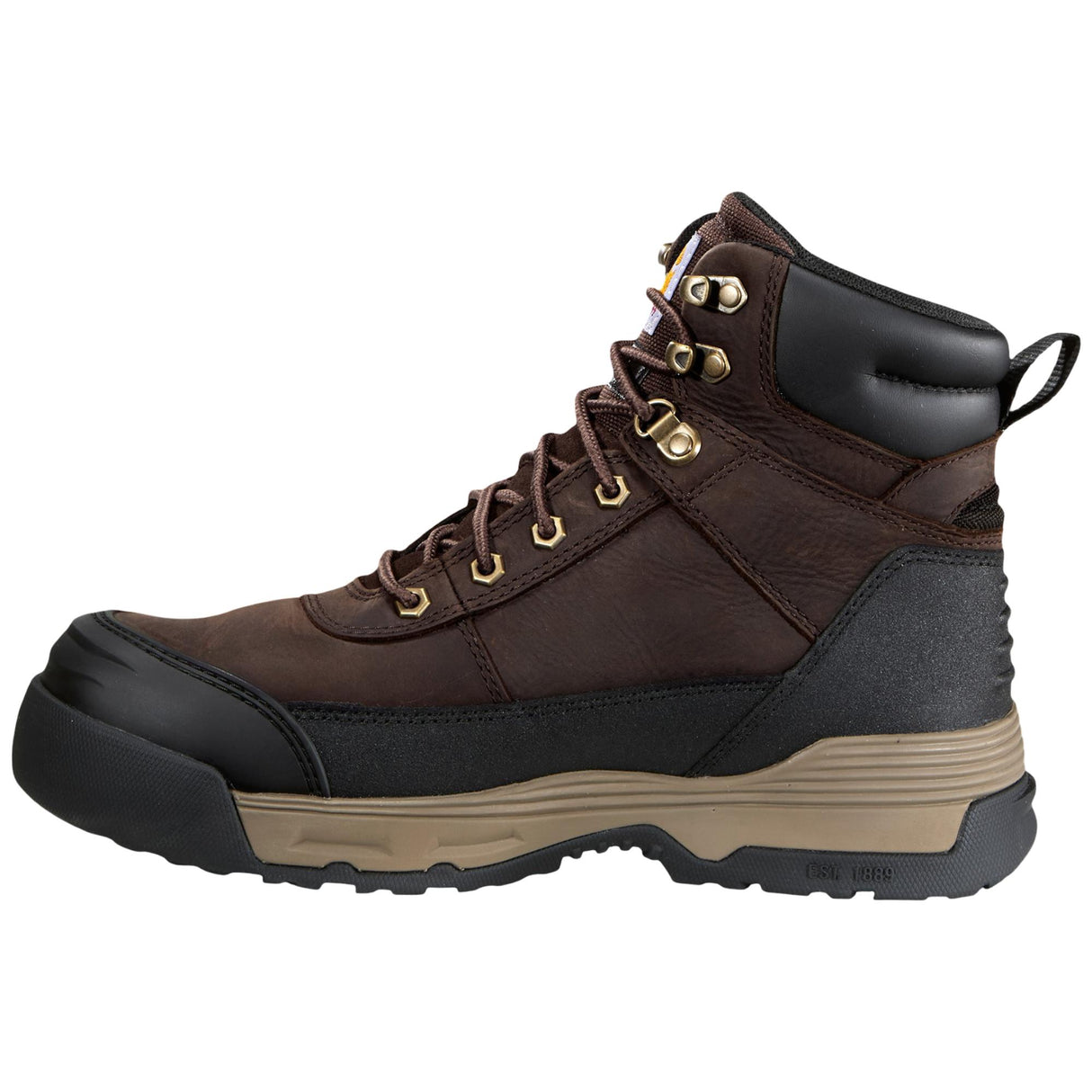 Carhartt Force HD 6" WP Insulated Comp Toe Boot - Dk Brn image