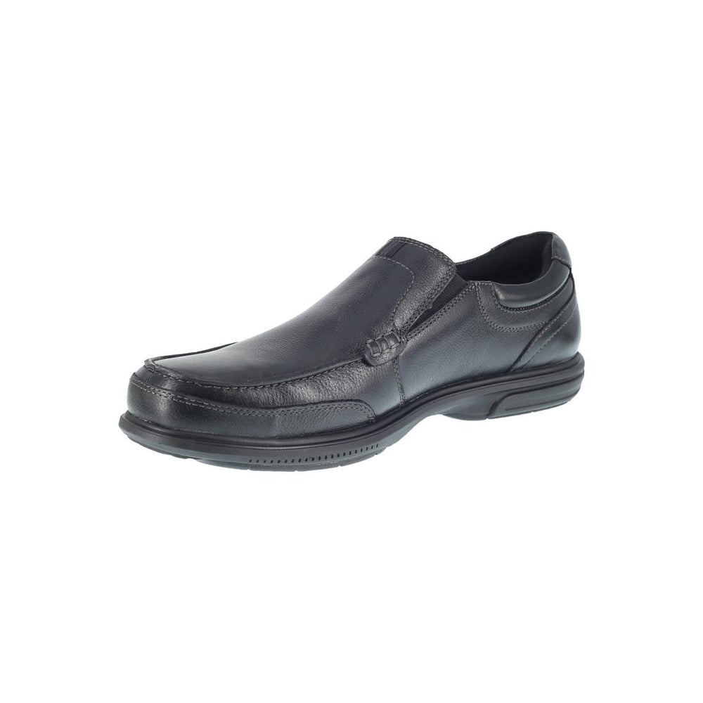 florsheim black dress shoes Florsheim Work Loedin Slip-On 14 Men's Black Shoe