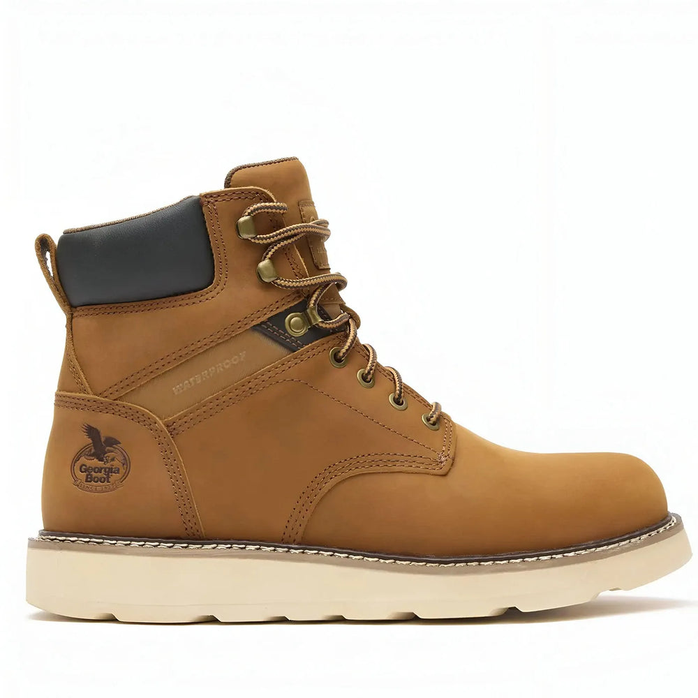 Georgia Boot Core 37 6" Waterproof Wedge Work Boot Heel