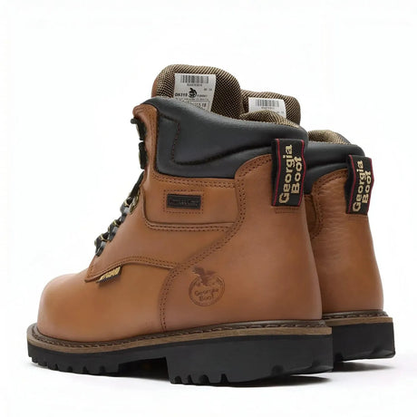 Georgia Boot Hammer Internal Metatarsal 6" Steel Toe Work Boot Heel