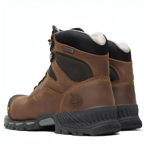 Georgia Boot Rumbler Composite Toe Waterproof Work Boot Heel