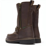 Georgia Boot Side Zip Waterproof Work Wellington Heel