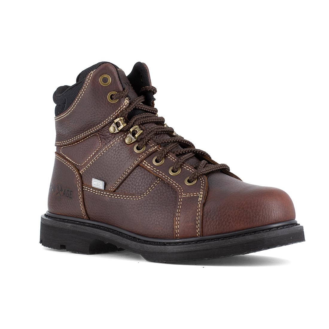 Iron Age Groundbreaker 6" CushGuard Internal Steel Toe Met Guard Work Boot – Dark Brown IA5021 image