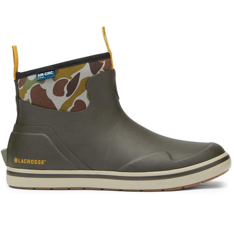 Lacrosse Alpha Deck Boot 6" Black Olive/Camo 1