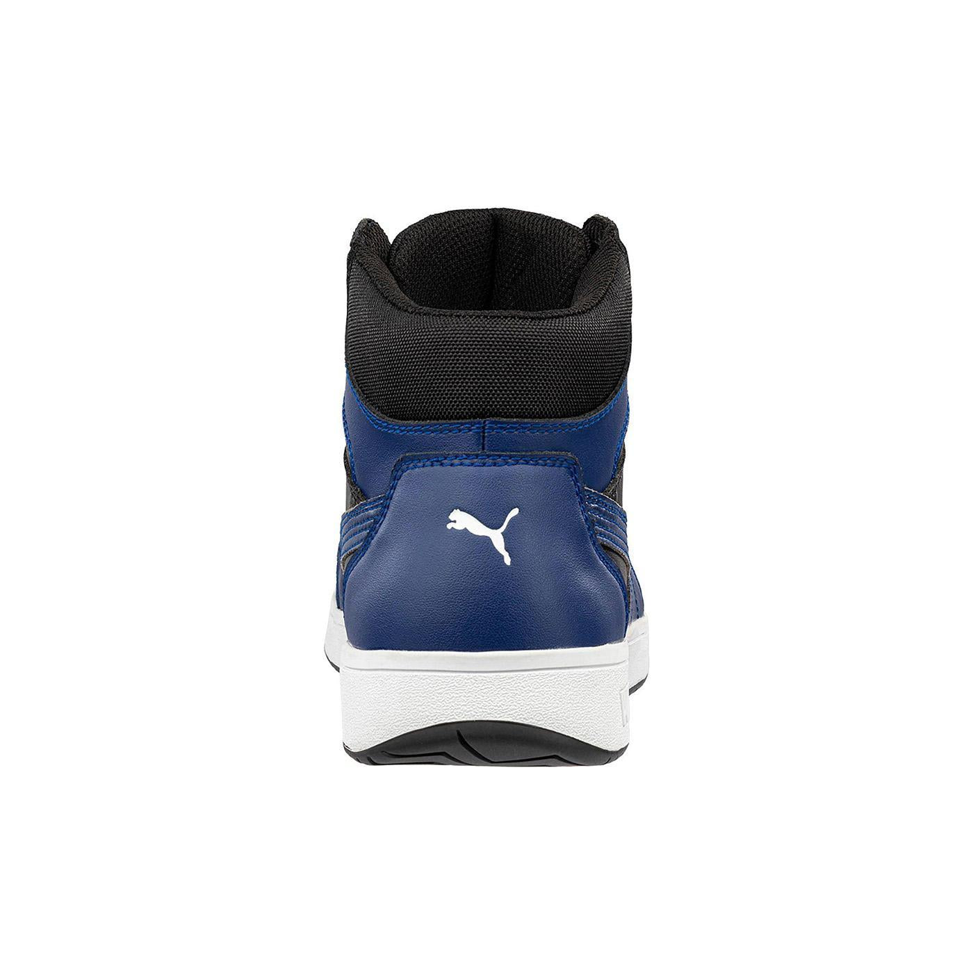 Puma Safety Frontcourt Blue Composite Toe Mid – Black – Steel Toes
