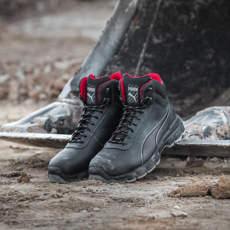 Puma Safety Condor Steel Toe Work Shoes – Black image view 2