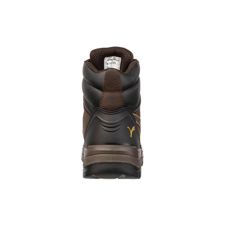 Puma Safety Tornado Waterproof Composite Toe Work Boots – Brown image view 6