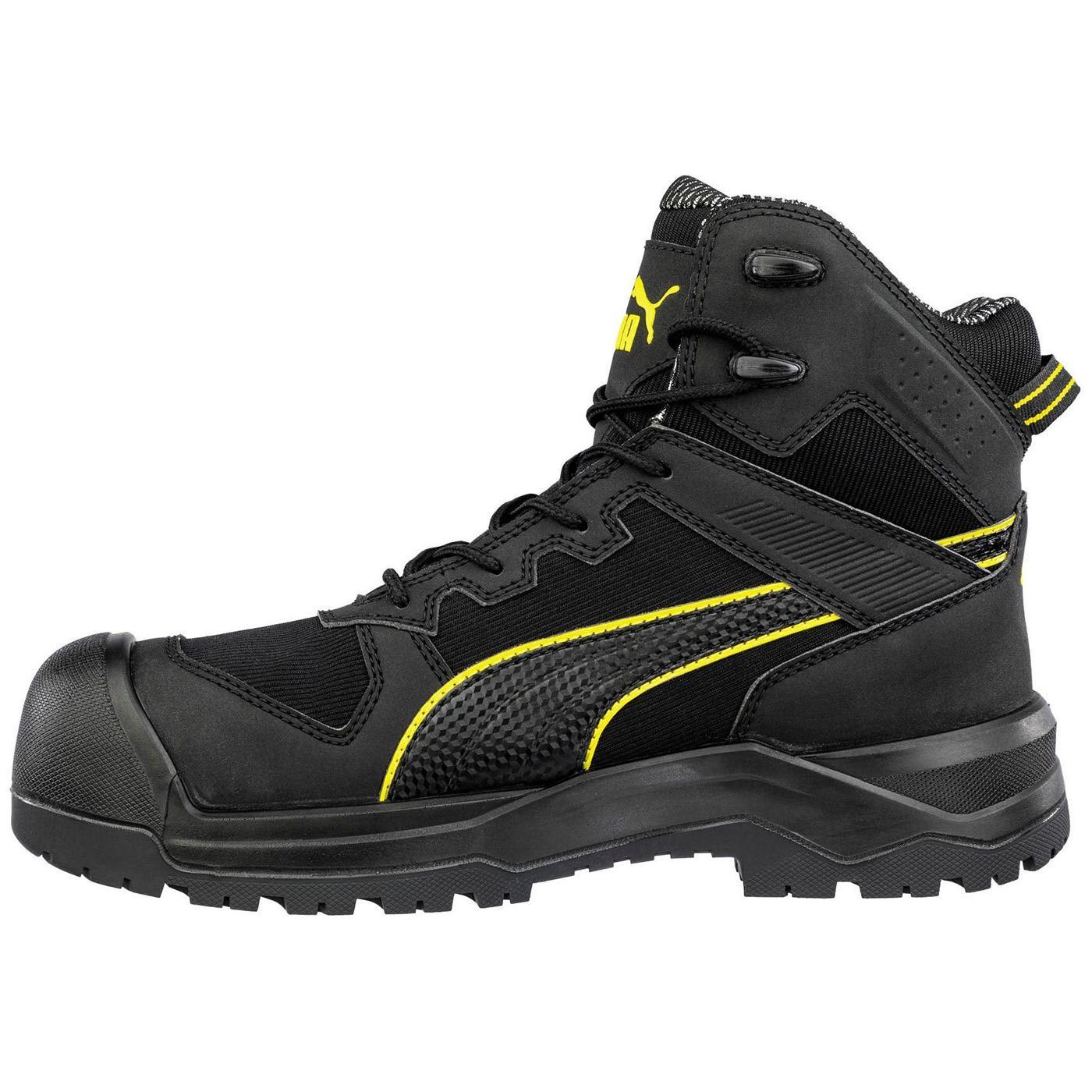 Puma Safety Rock HD 6 Composite Toe Work Boots – Black – Steel Toes
