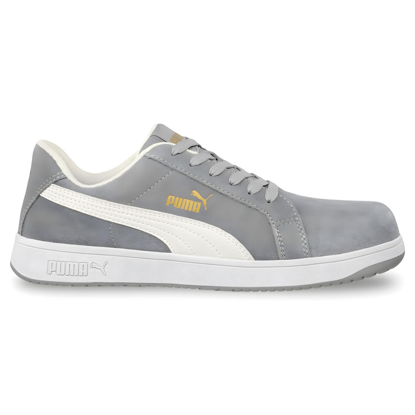 Puma Safety Iconic Composite Toe Work Shoes – Grey – Steel Toes