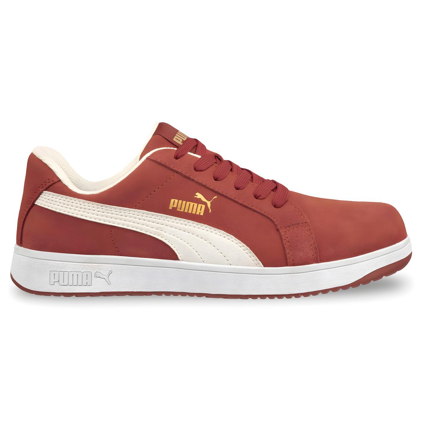Puma Safety Iconic Composite Toe Work Shoes – Red – Steel Toes
