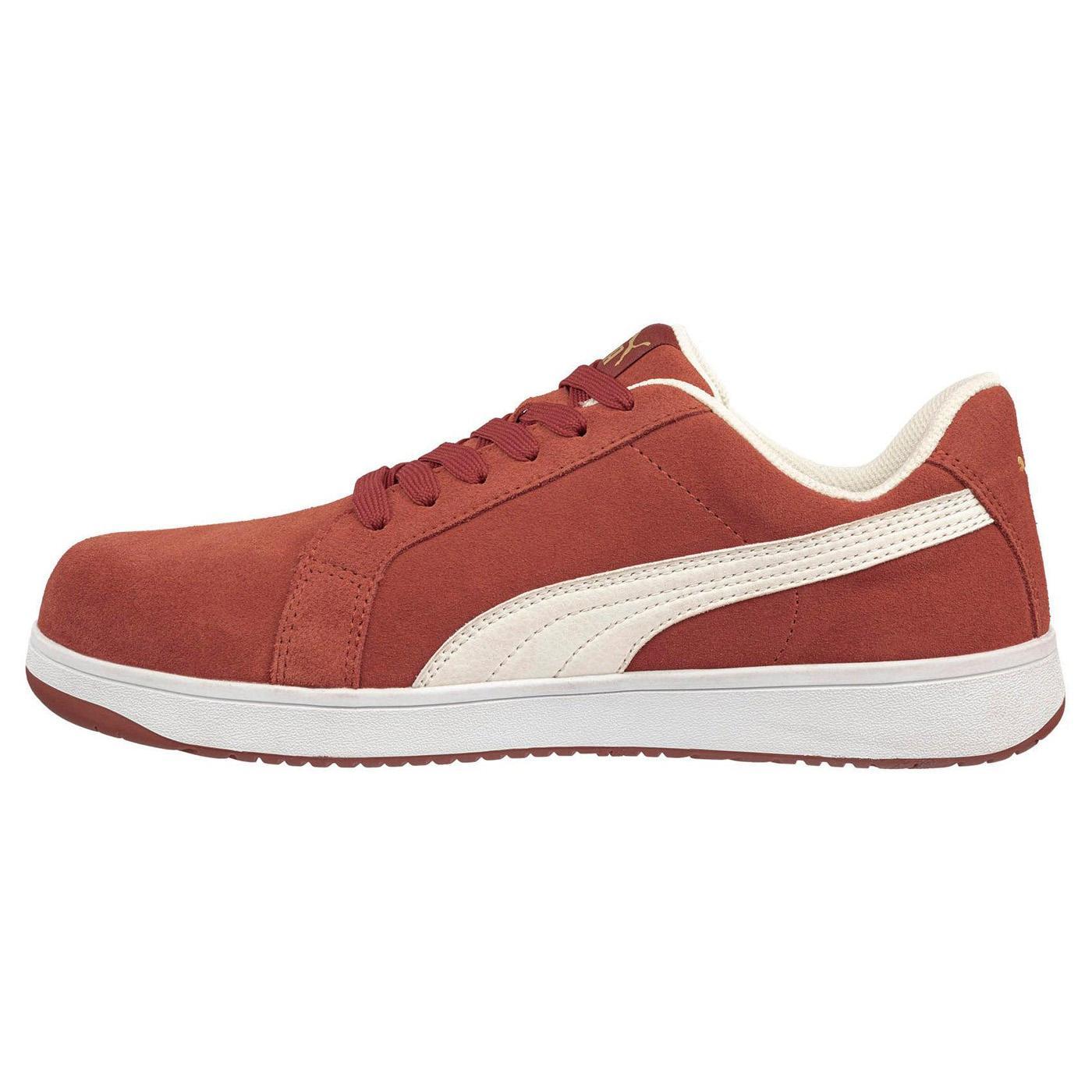 Puma Safety Iconic Women's Composite Toe Shoes – Red – Steel Toes