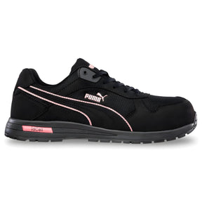 Puma Safety Frontside Black Women’s Composite Toe Work Shoes – Pink image view 1