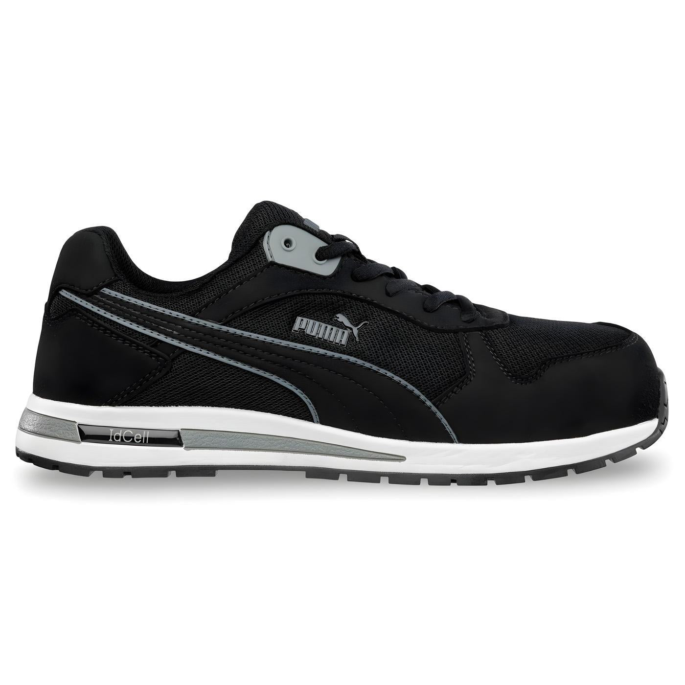 PUMA ブラック セーフティ25cm Puma Safety Frontside Black Composite Toe Shoes – Grey – Steel Toes
