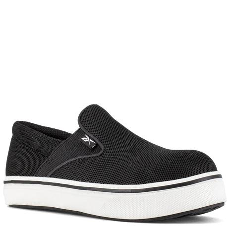 Reebok Women's Comfortie Slip On Comp toe Black RB725 Detail