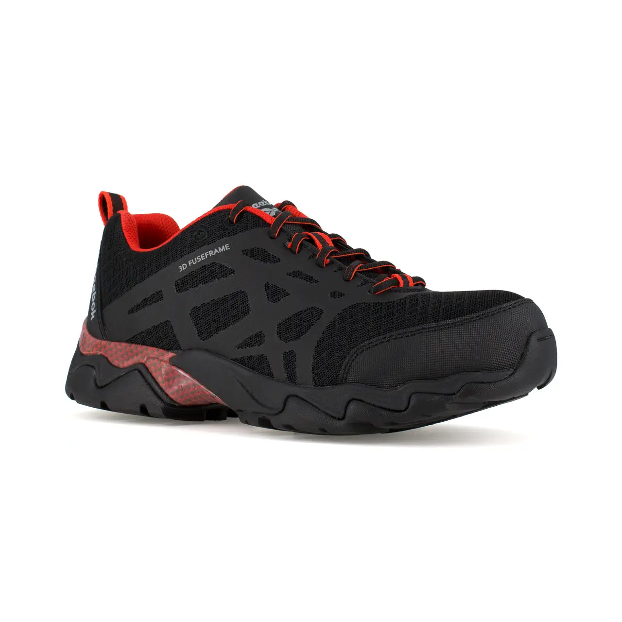 Men s Reebok Work Beamer RB1061 Black Red 9.5 M