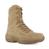 Reebok Work-Rapid Response Rb Military 8 In Soft Toe Desert Tan Side Zip-Steel Toes-2