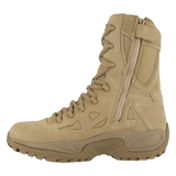 Reebok Work-Rapid Response Rb Military 8 In Soft Toe Desert Tan Side Zip-Steel Toes-4