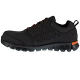 Sublite Cushion Composite-Toe Athletic Work Shoe Black/Orange