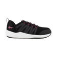Reebok Work-Women's Astroride Work Athletic Steel Toe Black and Pink-Steel Toes-1