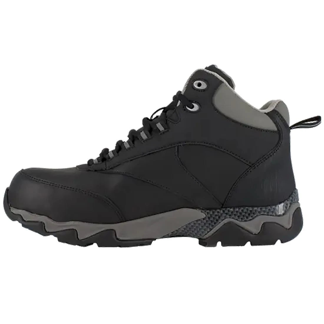 Reebok Work-Women's Beamer Athletic Composite Toe Black with CushGuard™ Internal Met Guard Gray-Steel Toes-5