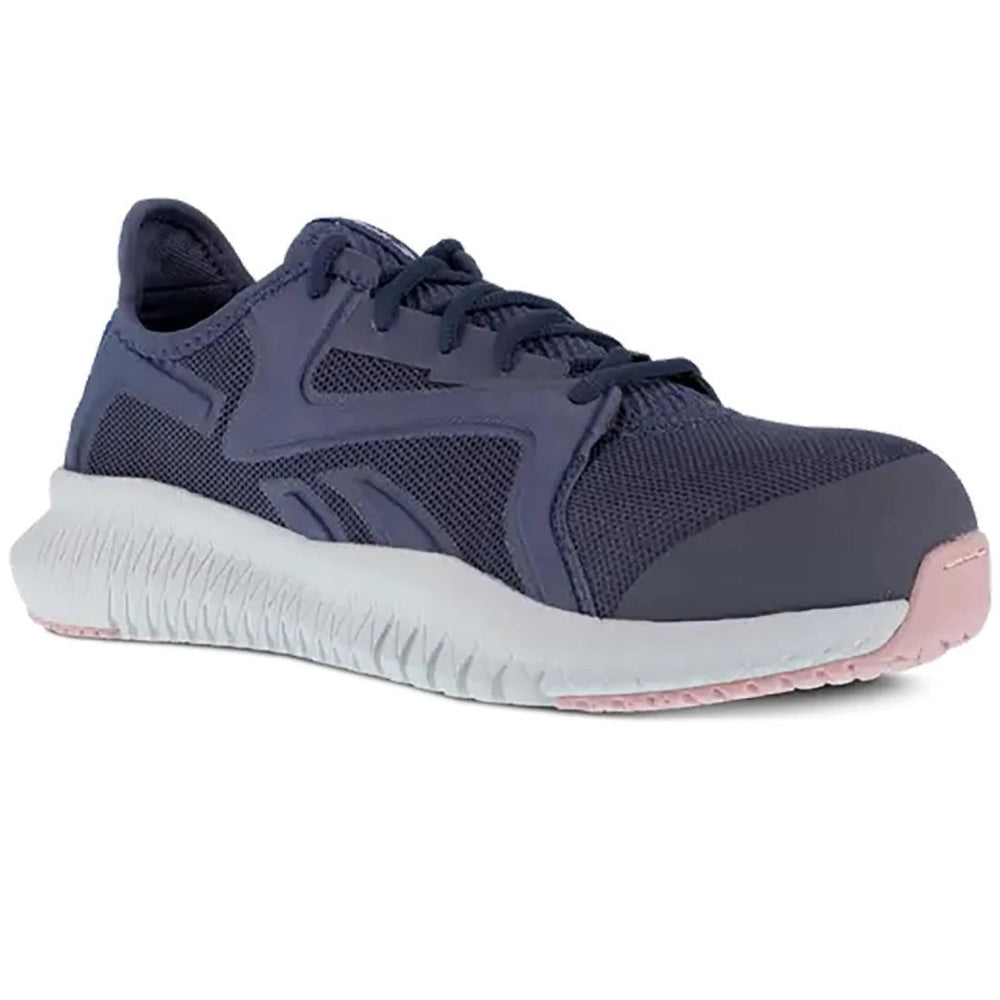 Reebok Work-Women's Flexagon 3.0 Work Athletic Composite Toe Blue and Pink-Steel Toes-3